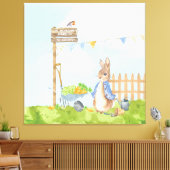 Peter the Rabbit Canvas Afdruk (Insitu (Woonkamer))