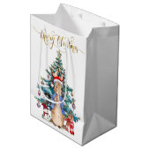 Peter the Rabbit Celebrates kerst Medium Cadeauzakje (Voorkant Gekanteld)