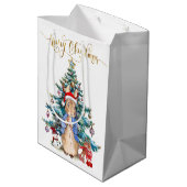 Peter the Rabbit Celebrates kerst Medium Cadeauzakje (Achterkant Gekanteld)