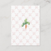 Peter the Rabbit Clothesline Shower Book Request Informatiekaartje (Achterkant)