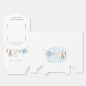 Peter the Rabbit Cute Clothesline Baby Shower   Bedankdoosjes (Ongevouwen)
