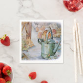 Peter the Rabbit die in een watering springt Servet (Insitu)