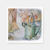 Peter the Rabbit die in een watering springt Servet (Voorkant)