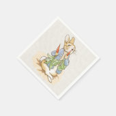 Peter the Rabbit Eating a Carrot Servet (Hoek)