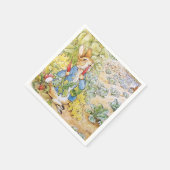 Peter the Rabbit Eating a Carrot Servet (Hoek)