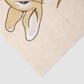 Peter the Rabbit Eating a Carrot Tissuepapier (Detail)