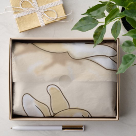 Peter the Rabbit Eating a Carrot Tissuepapier (Geschenk)