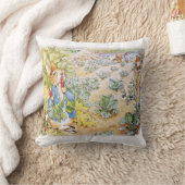 Peter the Rabbit Eating Carrots Kussen (Deken)