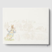 Peter the Rabbit Een konijn Beatrix Baby shower Gastenboek (Achterkant)