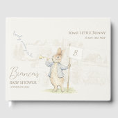Peter the Rabbit Een konijn Beatrix Baby shower Gastenboek (Voorkant)