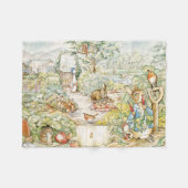 Peter the Rabbit en Jemima Puddleduck Fleece Deken (Voorkant (Horizontaal))