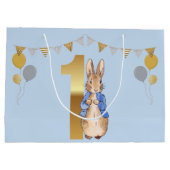 Peter the Rabbit First Birthday Groot Cadeauzakje (Achterkant)