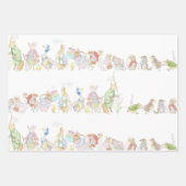 Peter the Rabbit First Birthday Inpakpapier Vel (Voorkant 3)