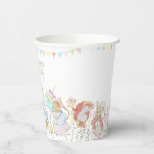 Peter the Rabbit First Birthday Papieren Bekers (Links)