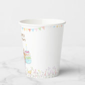 Peter the Rabbit First Birthday Papieren Bekers (Links)