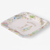 Peter the Rabbit First Birthday Papieren Bordje (Gebogen)