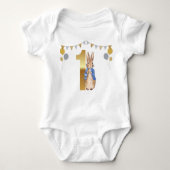 Peter the Rabbit First Birthday Romper (Voorkant)