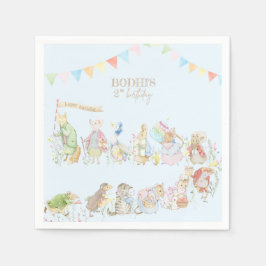 Peter the Rabbit First Birthday Servet