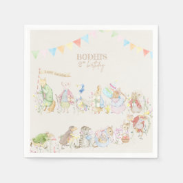 Peter the Rabbit First Birthday Servet