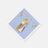 Peter the Rabbit First Birthday Servet (Hoek)