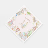 Peter the Rabbit First Birthday Servet (Hoek)