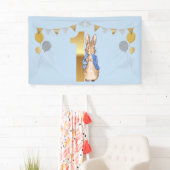 Peter the Rabbit First Birthday Spandoek (Insitu)
