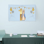 Peter the Rabbit First Birthday Spandoek (Beurs)