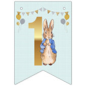Peter the Rabbit First Birthday Vlaggetjes (Eerste vlag)