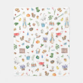 Peter the Rabbit Fleece Deken (Voorkant)