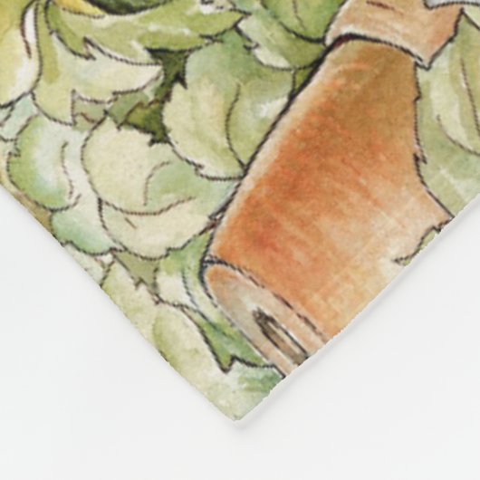 Peter the Rabbit Fleece Deken (Hoek)