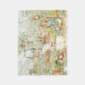 Peter the Rabbit Fleece Deken (Voorkant)