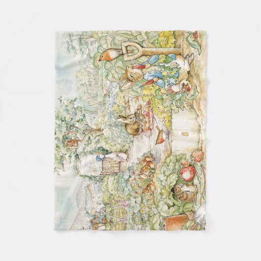 Peter the Rabbit Fleece Deken (Voorkant)