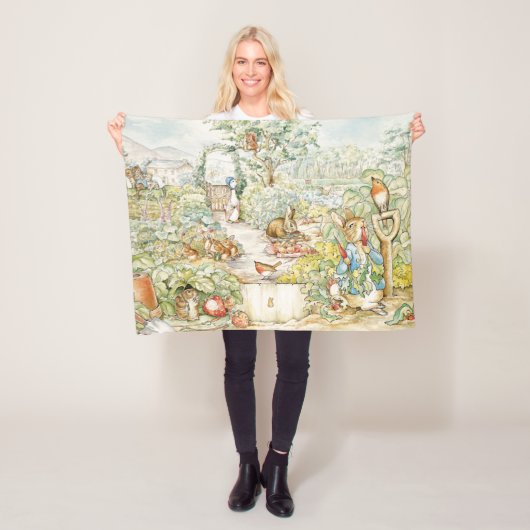 Peter the Rabbit Fleece Deken (In situ)