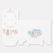 Peter the Rabbit Girl Clothesline Baby Shower Bedankdoosjes (Ongevouwen)
