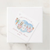 Peter the Rabbit Girl Clothesline Baby Shower Bedankjes Labels (In situ)