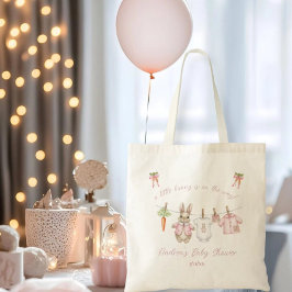 Peter the Rabbit Girl Clothesline  Tote Bag