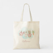 Peter the Rabbit Girl Clothesline Tote Bag (Achterkant)