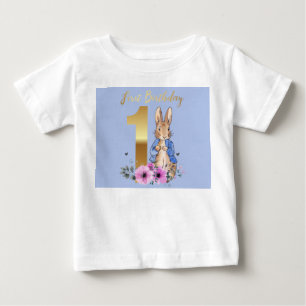 Peter the Rabbit Gold 1st Birthday