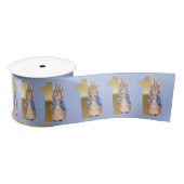 Peter the Rabbit Gold 1st Birthday Number One Satijnen Lint (Spoel)