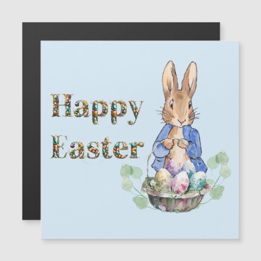 Peter the Rabbit Happy Easter (Voorkant / Achterkant)