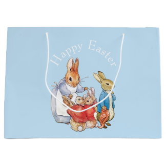 Peter the rabbit Happy Easter greeting Groot Cadeauzakje