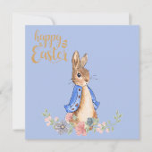 Peter the Rabbit Happy Easter Kaart (Voorkant)
