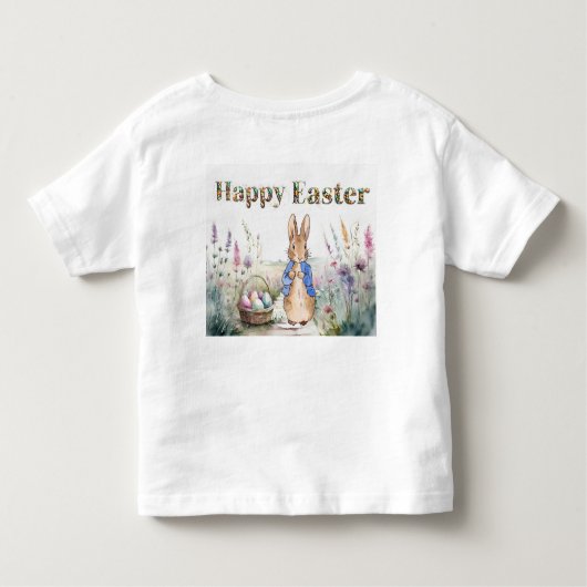 Peter the Rabbit Happy Easter Kinder Shirts (Achterkant)