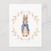 Peter the Rabbit Holding a Blue Butterfly Briefkaart (Voorkant)