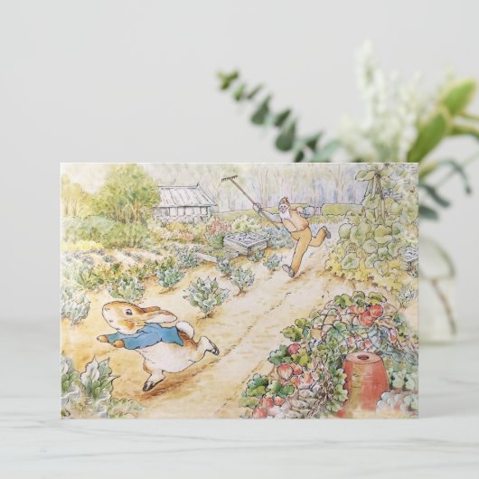 Peter the Rabbit in Mr Mc Gregor's Garden Kaart (Staand voorkant)