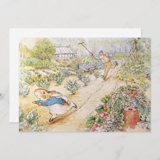 Peter the Rabbit in Mr Mc Gregor's Garden Kaart (Voorkant / Achterkant)