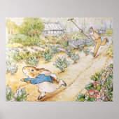 Peter the Rabbit in Mr Mc Gregor's Garden Poster (Voorkant)