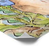 Peter the Rabbit in Mr Mc Gregor's Garden Poster (Hoek)