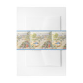 Peter the Rabbit in Mr Mc Gregor's Garden Uitnodigingen Wikkel (Voorkant Voorbeeld)