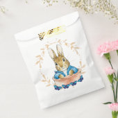Peter the Rabbit in Pot met Blue Butterflies Bedankzakje (Gezegeld)